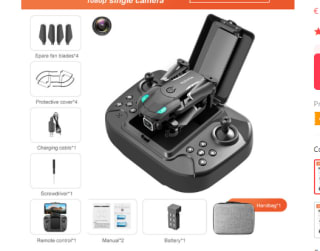 Drone S128 con una bateria por 24€