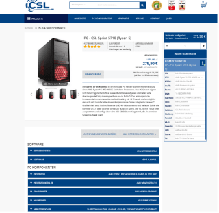 PC Sprint 5710 Ryzen 5 AMD Ryzen 5 Pro 4650G 16 GB RAM 500 GB por 267,25€