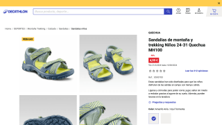 Sandalias Quechua MH100 niños por 4,99€