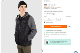 Coal Casual zomerjack voor €21,95 bij Blue-tomato