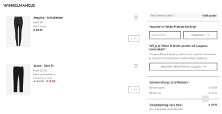 50% korting op 2e lange broek bij Takko Fashion