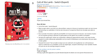 Cult of the Lamb voor €29,73 bij Amazon