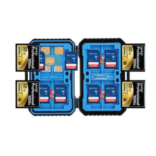 SD CF TF SIM Card Pin Memory Card Waterproof Storage Box voor €3,13 dmv code