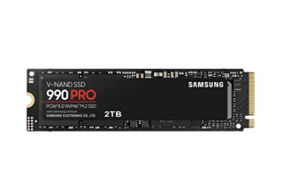 Memoria SAMSUNG SSD Interno 990 Pro 2TB NVME por solo 129,99€
