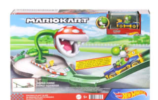 Hot Wheels Mario Kart Nemesis Track Set Thwomp voor €9,99 bij Trekpleister
