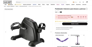 Pedaleador intensivo para brazos y piernas por 14€