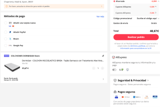 COLCHON VISCOELASTICO BRISA Tejido Damasco con Tratamiento Aloe Vera 90x190 por 48,67€