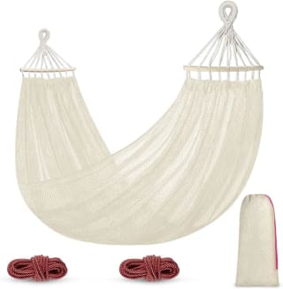 Hamaca Colgante de Red, 290 x 150 cm, Capacidad Carga 250 kg por 13,99€