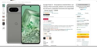 Google Pixel 8 - 128GB Verde Liquen por 599€