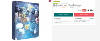 Pokémon 2023 Calendrier des Fêtes à 39,99€