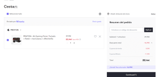 Descuentos en marca prixton