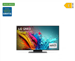 Televisor LED - LG 65QNED87T6B, 65", 4K UHD, Dolby Atmos por 778€