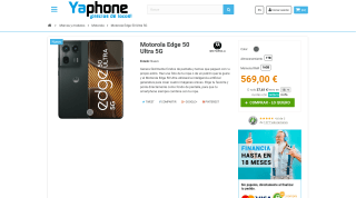 Motorola Edge 50 Ultra 5G 16GB/1TB por 569€