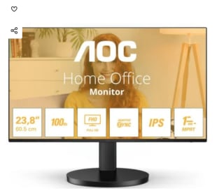 Monitor AOC 24B3HA2 23.8" LED IPS FullHD 100Hz por 74.9€