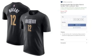 Camiseta de Hombre de los Memphis Grizzlies Nike City Edition por 19.5€