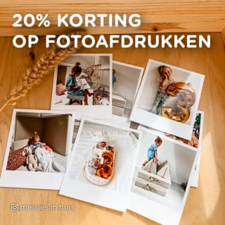 20% korting op fotoafdrukken bij Smartphoto