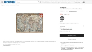 Puzzle de 4000 piezas El Mundo mapa político marca Educa Borrás por 25€