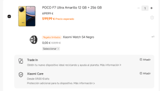 Nuevo Xiaomi Poco F7 Pro por 424€ y Ultra 12GB/256GB + Xiaomi Watch S4 por 599,99€