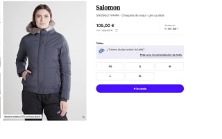 Chaqueta de Esqui para Mujer Salomon por 94.5€