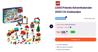LEGO Friends Adventkalender 2023 voor €18,95 bij iBood