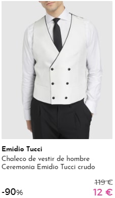 EMIDIO TUCCI - Chalecos por 12€