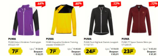 Tot 85% korting op alles van Puma bij Sport-Korting