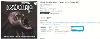 Music For The Jilted Generation (LP) voor €18,99 bij Amazon