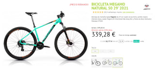 Megamo Bicicleta MTB Natural 50 29´´ 2022 por 339,28€
