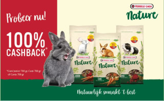 Probeer Versele-Laga Nature Konijnen of Cavia Voer t.w.v. €5,49 gratis na cashback
