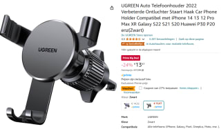 UGREEN smartphone telefoonhouder voor €9,97 met Amazon prime