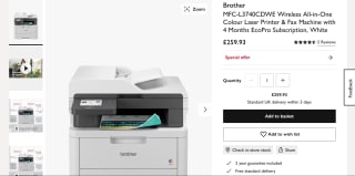 Brother MFC-L3740CDWE Printer – £259.93
