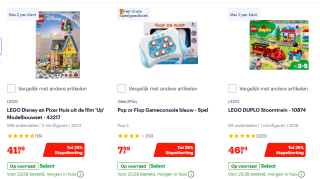 Tot 25% Stapelkorting op speelgoed bij Bol.com