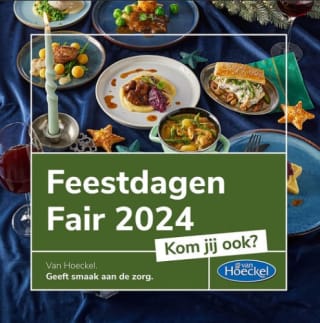 Gratis voor zorgprofessionals de Feestdagen Fair van van Hoeckel - Aan Tafel