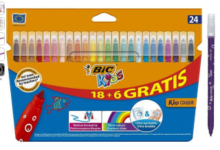 BIC Kids Rotuladores Lavables 24 unidades por 3,95€