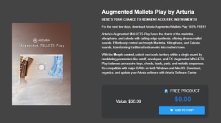 Gratis Plugin Vst ARTURIA Augmented Mallets Play