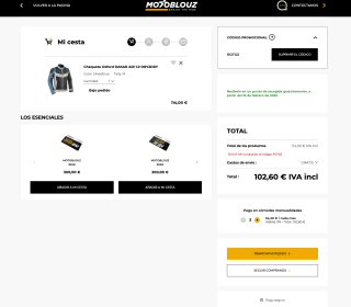 Chaqueta de moto OXFORD DAKAR cert. AA verano + membrana impermeable por 102,60€