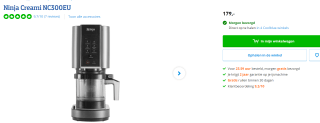 Ninja Creami IJsmachine - Ice Cream Maker voor €179 bij Coolblue