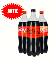 Alle varianten Coca-Cola 1,5 Ltr voor € 1,49 bij Dirk
