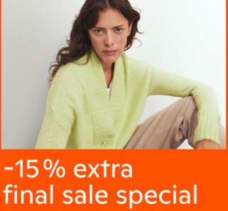 15% extra korting in de uitverkoop van Opus Fashion