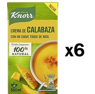 6 Botes de Knorr Crema de Calabaza 500ml por 7.64€