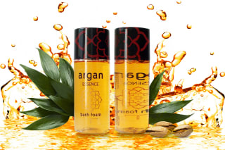 Muestra de espuma de baño Argan oil gratis