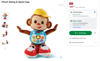 VTech Swing & Speel Aap voor €29,99 bij Smyths Toys