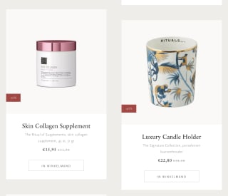 Tot 50% korting in de Rituals Outlet