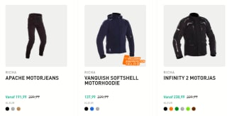 21% korting op het gehele assortiment bij MKC MOTO