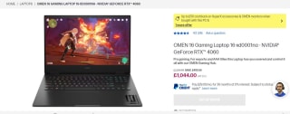 OMEN 16 Gaming Laptop available for £1044