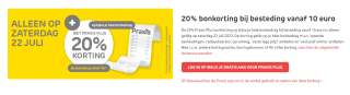 20% korting op je gehele bon bij Praxis