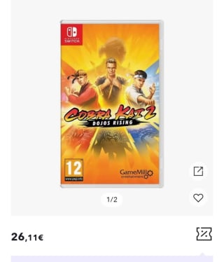 Cobra Kai 2: Dojos Rising Nintendo Switch por 15,67€.