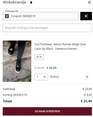 15% Korting op schoenen bij Impericon