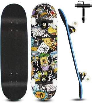 Skateboard 79x20cm. 7 capas madera de arce por 15,99€