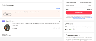 Samsung Galaxy Watch7 BT 40mm por 150€